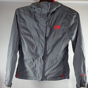The North Face Women's Gray and Red Ski Jacket